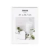 CADRE PHOTO PLASTIQUE VERRE BLANC A4 21X29.7CM