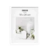 CADRE PHOTO PLASTIQUE VERRE BLANC 18X24CM