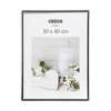 CADRE PHOTO PLASTIQUE VERRE NOIR 30X40CM