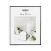 CADRE PHOTO PLASTIQUE VERRE NOIR 40X50CM