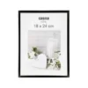 CADRE PHOTO PLASTIQUE VERRE NOIR 18X24CM