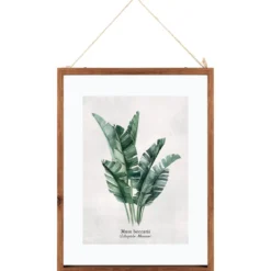 CADRE VERRE FEUILLES 38X48CM