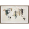 CADRE VERRE MONDE D.80X50CM