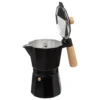 CAFETIERE ITALIENNE NOIR BOIS 6 TASSES
