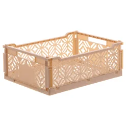 CAGETTE PLIABLE BEIGE 40X30X15CM