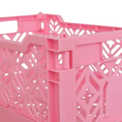 CAGETTE PLIABLE ROSE 30X20X11.5CM