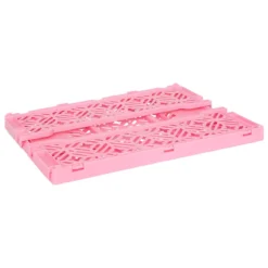 CAGETTE PLIABLE ROSE 40X30X15CM