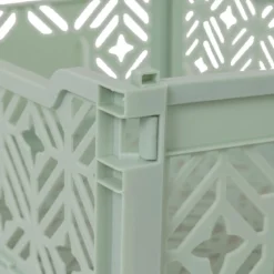 CAGETTE PLIABLE VERTE 40X30X15CM