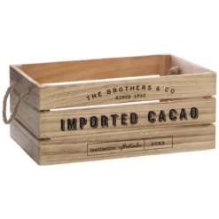 CAISSE CAGETTE COLONIAL D.35X25X15CM