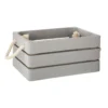 CAISSE CAGETTE DREAM GRIS 29X21X13CM