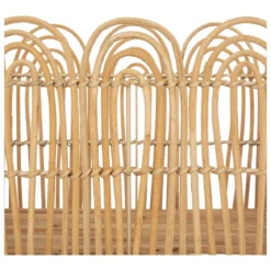 CAISSE CAGETTE LOUR NATUREL D.37.5X29X21CM