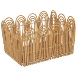 CAISSE CAGETTE LOUR NATUREL D.37.5X29X21CM