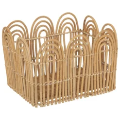 CAISSE CAGETTE LOUR NATUREL D.37.5X29X21CM