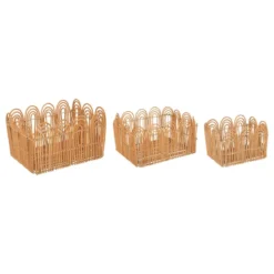 CAISSE CAGETTE LOUR NATUREL D.31X24X19 CM