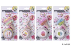 CAISSETTE ET PICS IMPRIMES.D.5X3CM ANNIVERSAIRE X24PCS