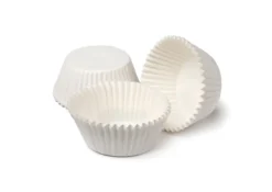 CAISSETTES D.7.5CM BLANC X 80 PIECES
