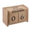 CALENDRIER BOIS COLONIAL L.11CM