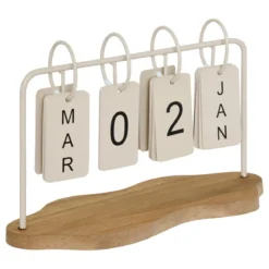 CALENDRIER METAL FRED L.25CM