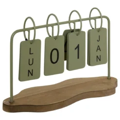 CALENDRIER METAL FRED L.25CM