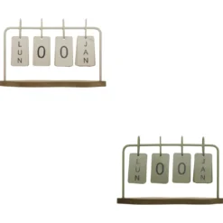 CALENDRIER METAL FRED L.25CM