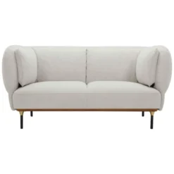 CANAPE 2 PLACES ISEE GRIS CLAIR