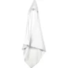 CAPE BAIN GAZE COTON ET EPONGE 75X75CM BLANC