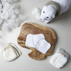 CARRE COTON BEBE X10 PIECES ET FILET DE LAVAGE