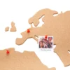 CARTE MONDE LIEGE 102X50CM