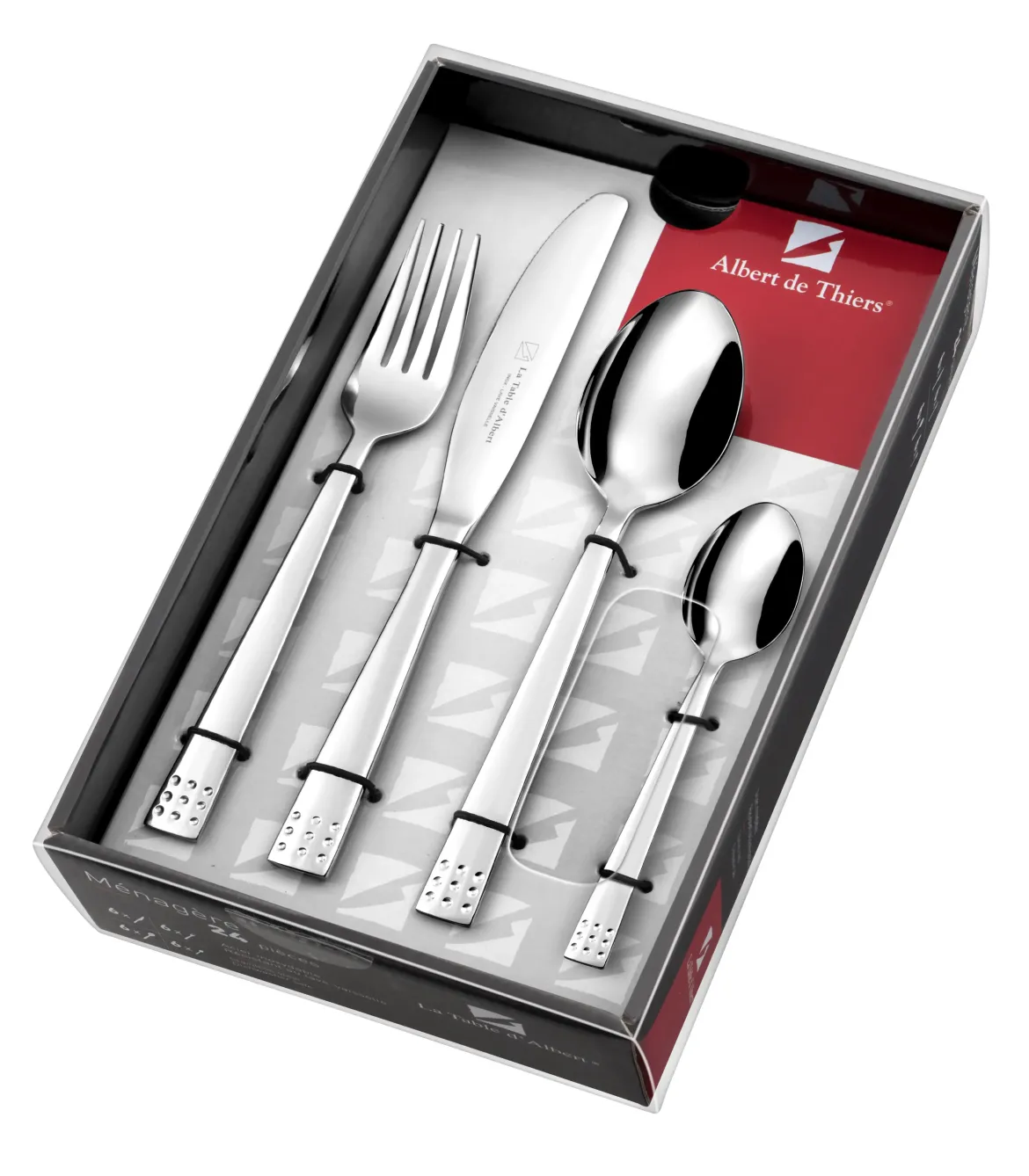 CELIA MENAGERE 24 PIECES INOX