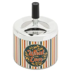 CENDRIER METAL BE VINTAGEASS D.9.5CM