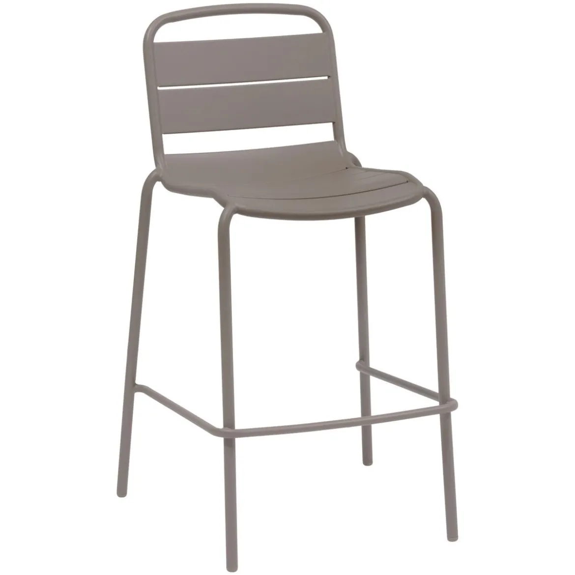 CHAISE ALEGORIA HAUT EMPILABLE CAFE