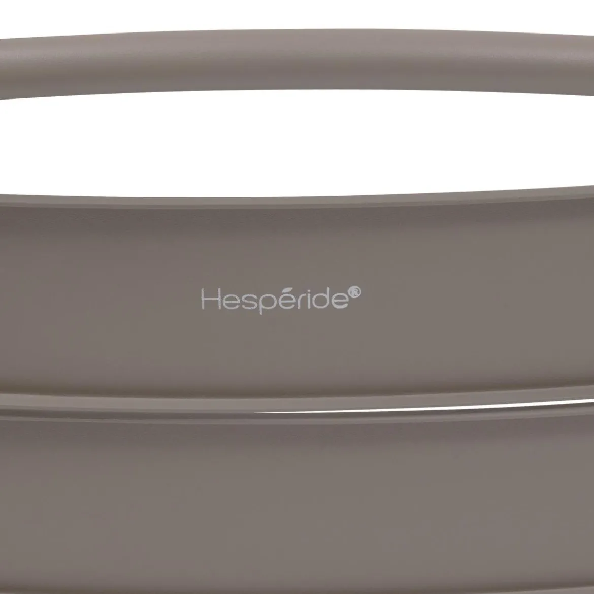 CHAISE ALEGORIA HAUT EMPILABLE CAFE