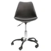 CHAISE A ROULETTES KIRUNA NOIR