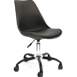 CHAISE A ROULETTES KIRUNA NOIR