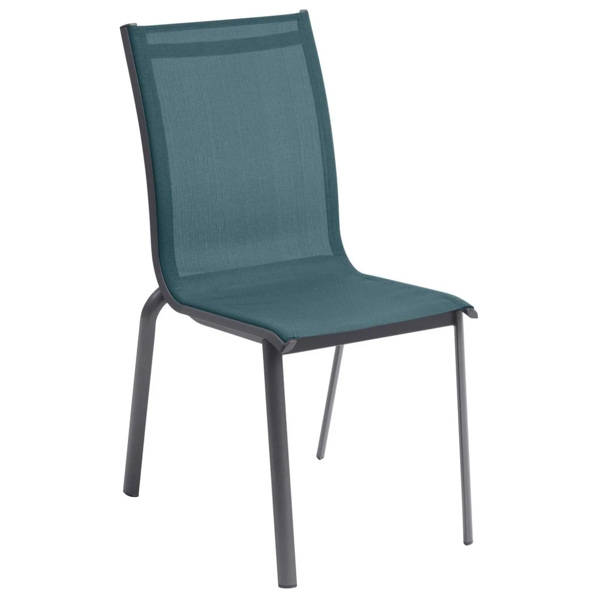 CHAISE AXANT EMPILABLE CANARD GRAPHITE