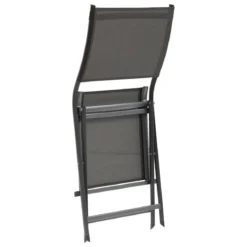 CHAISE AXANT PLIANTE ANTHRACITE GRAPHITE