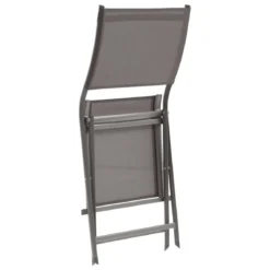 CHAISE AXANT PLIANTE WENGE PRALINE
