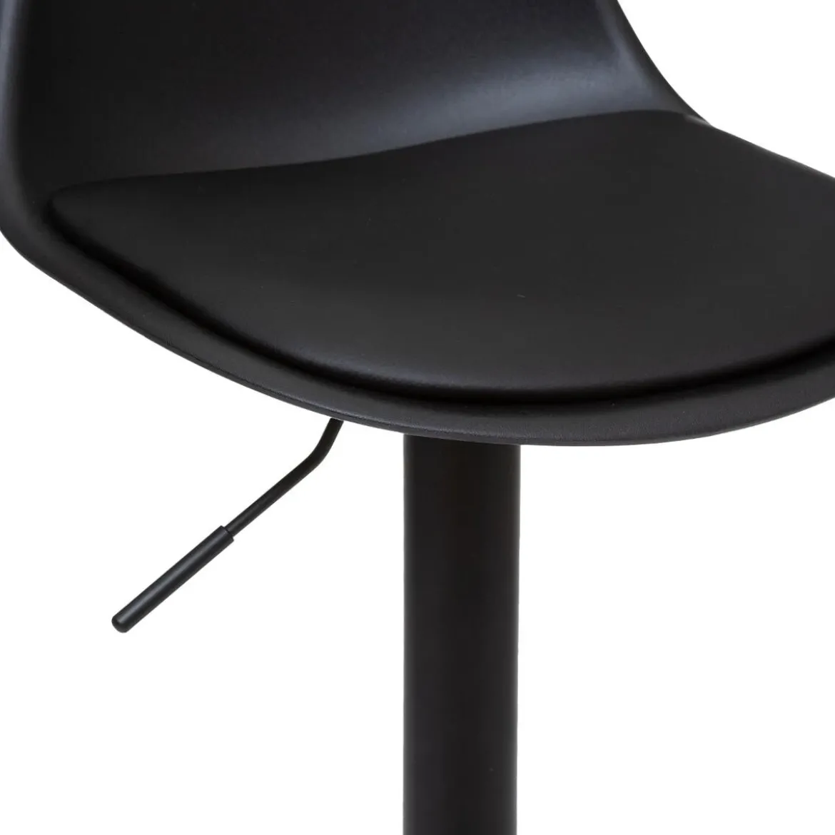 CHAISE BAR AJUSTABLE NOIR AIKO