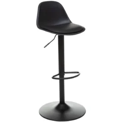 CHAISE BAR AJUSTABLE NOIR AIKO