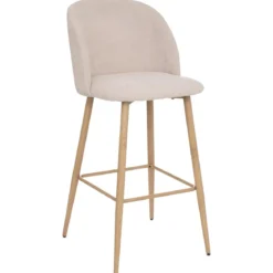 CHAISE BAR IMITATION CHENE CELESTE LIN