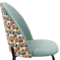 CHAISE BICOLORE RETRO GEO