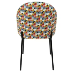 CHAISE BICOLORE RETRO GEO