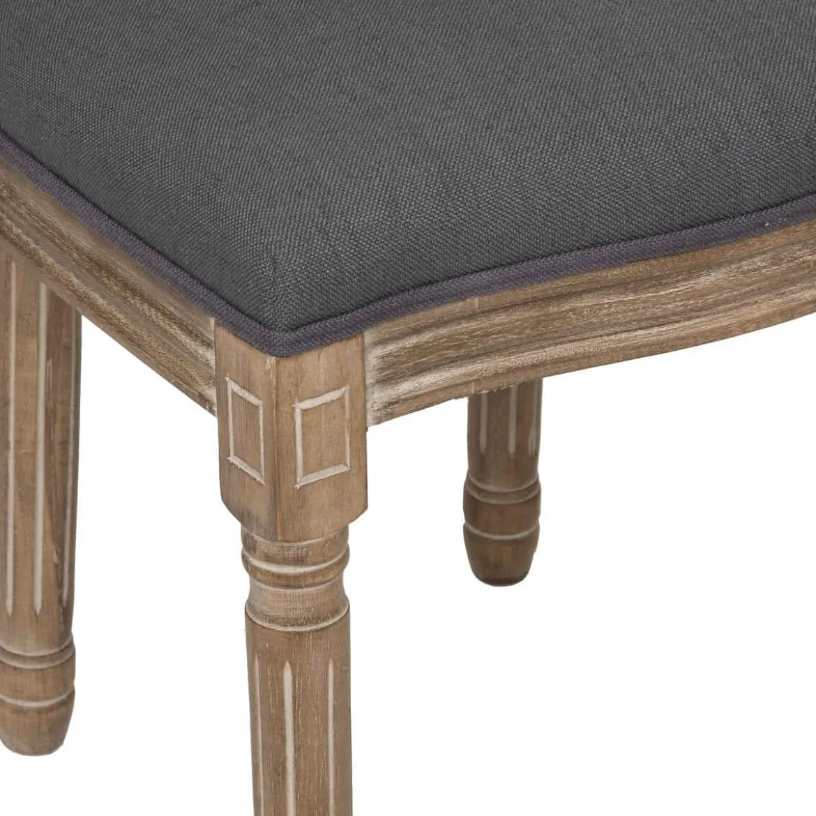 CHAISE CLEON GRIS FONCE
