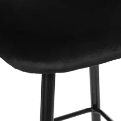 CHAISE DE BAR VELOURS KARA CANARD