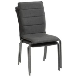 CHAISE DIESE EMPILABLE ANTHRACITE GRAPHITE
