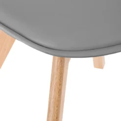 CHAISE DINER GRIS CLAIR BAYA