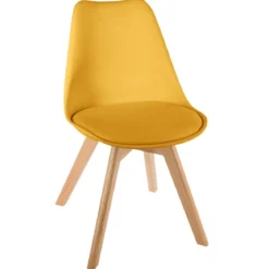 CHAISE DINER JAUNE BAYA