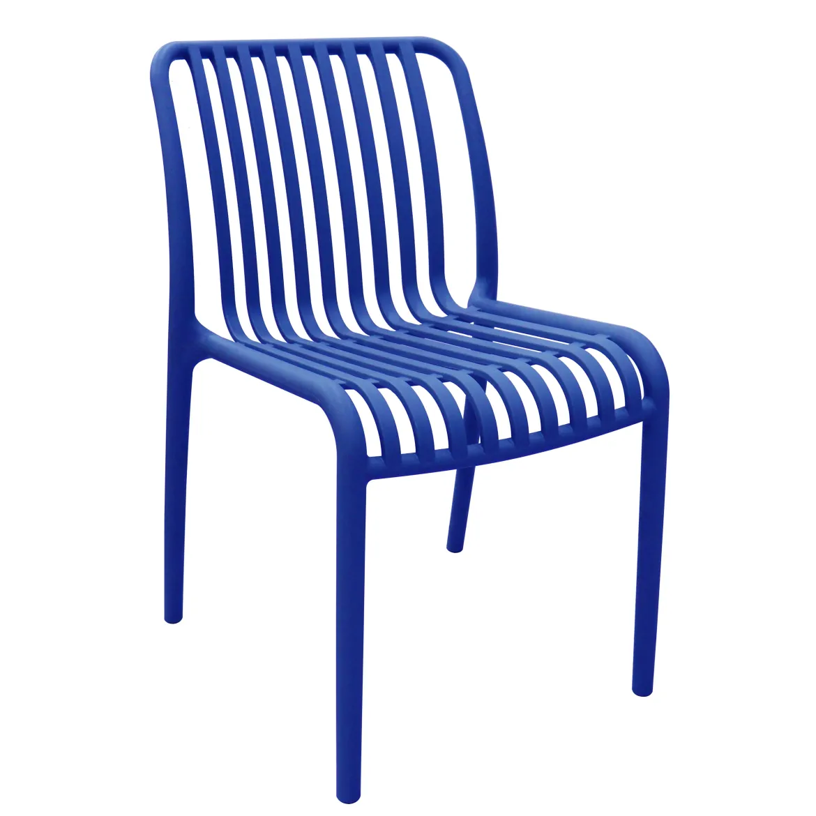 CHAISE EMPILABLE SOLARA BLEU ROI