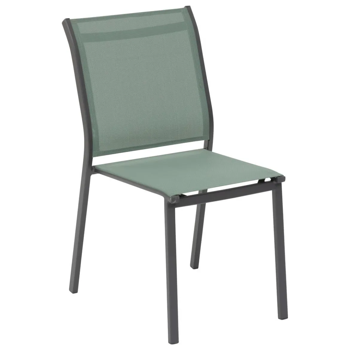 CHAISE ESSENTIA EMPILABLE OLIVE GRAPHITE