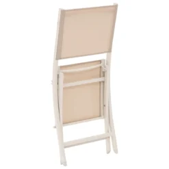 CHAISE ESSENTIA PLIANTE LIN ARGILE